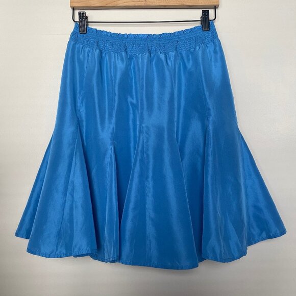 Y2K Vintage Silk Banana Republic Godet Skirt NWT Deadstock - Picture 1 of 6